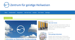 Desktop Screenshot of geistigeheilweisen.at